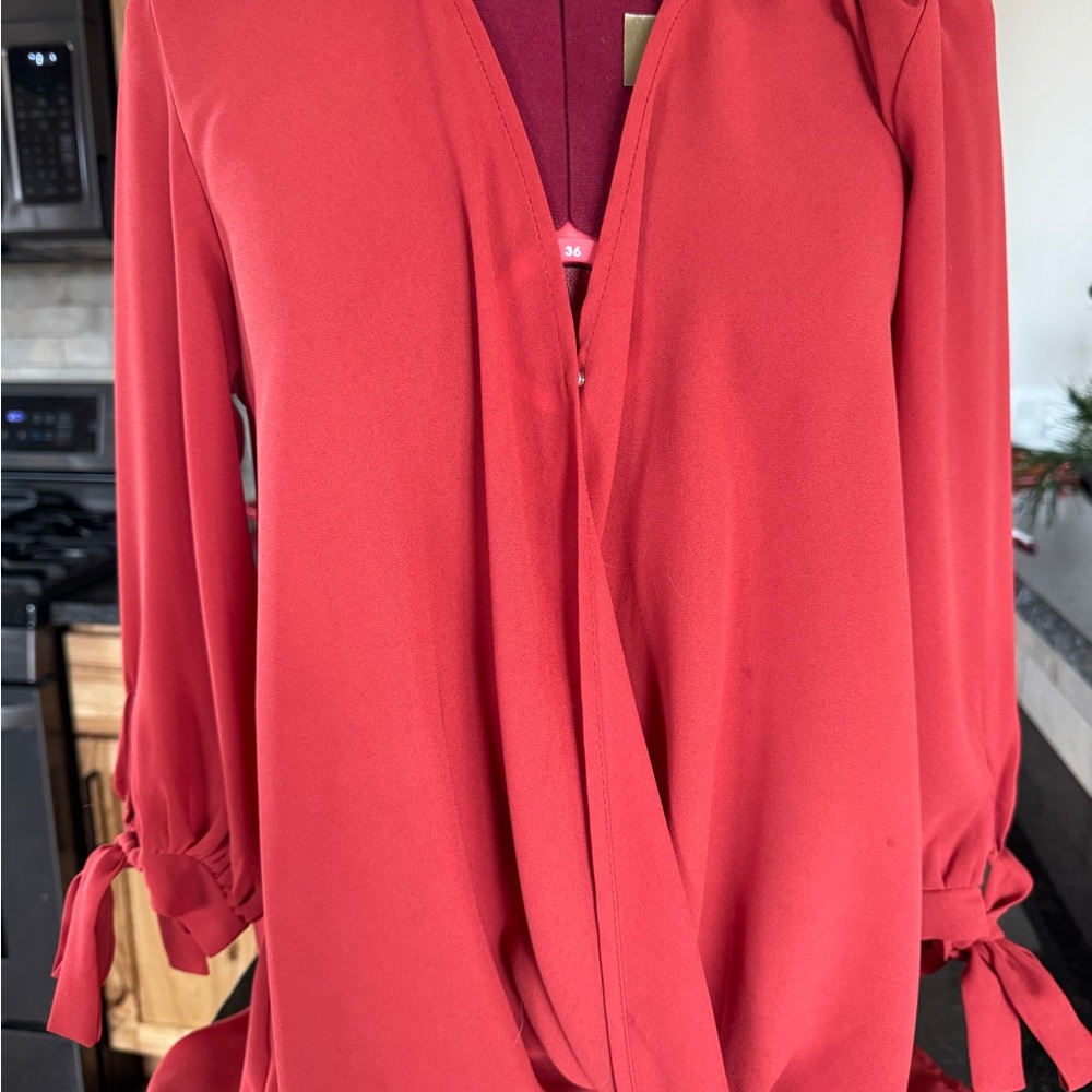 Elegant Burnt Orange Women's Top